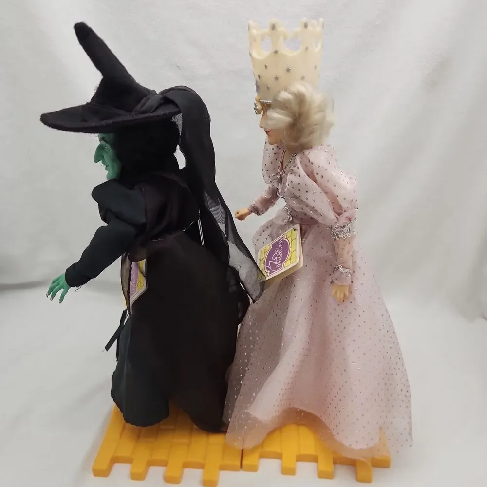 Dolls WIZARD OF OZ 14” Presents Of Hamilton 1987 Yellow Brick Stands 6 Figures